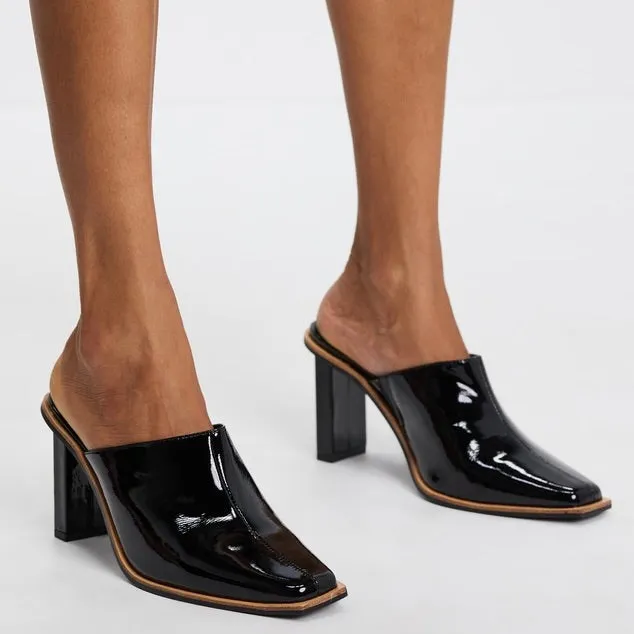 Eon Mule Patent Black sold by Sol Sana product image thumbnail 5