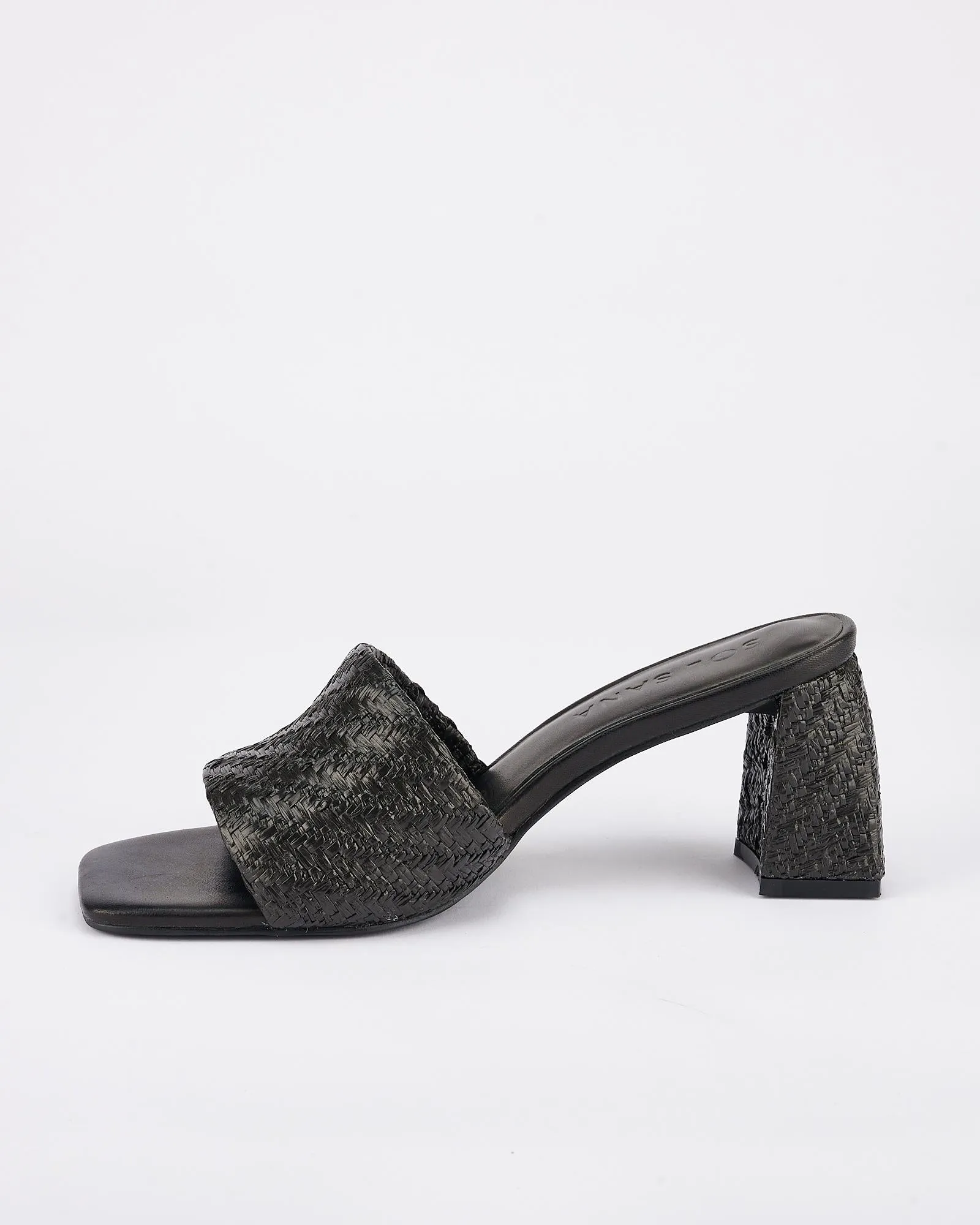 Lenny Mule Black Raffia sold by Sol Sana product image thumbnail 4