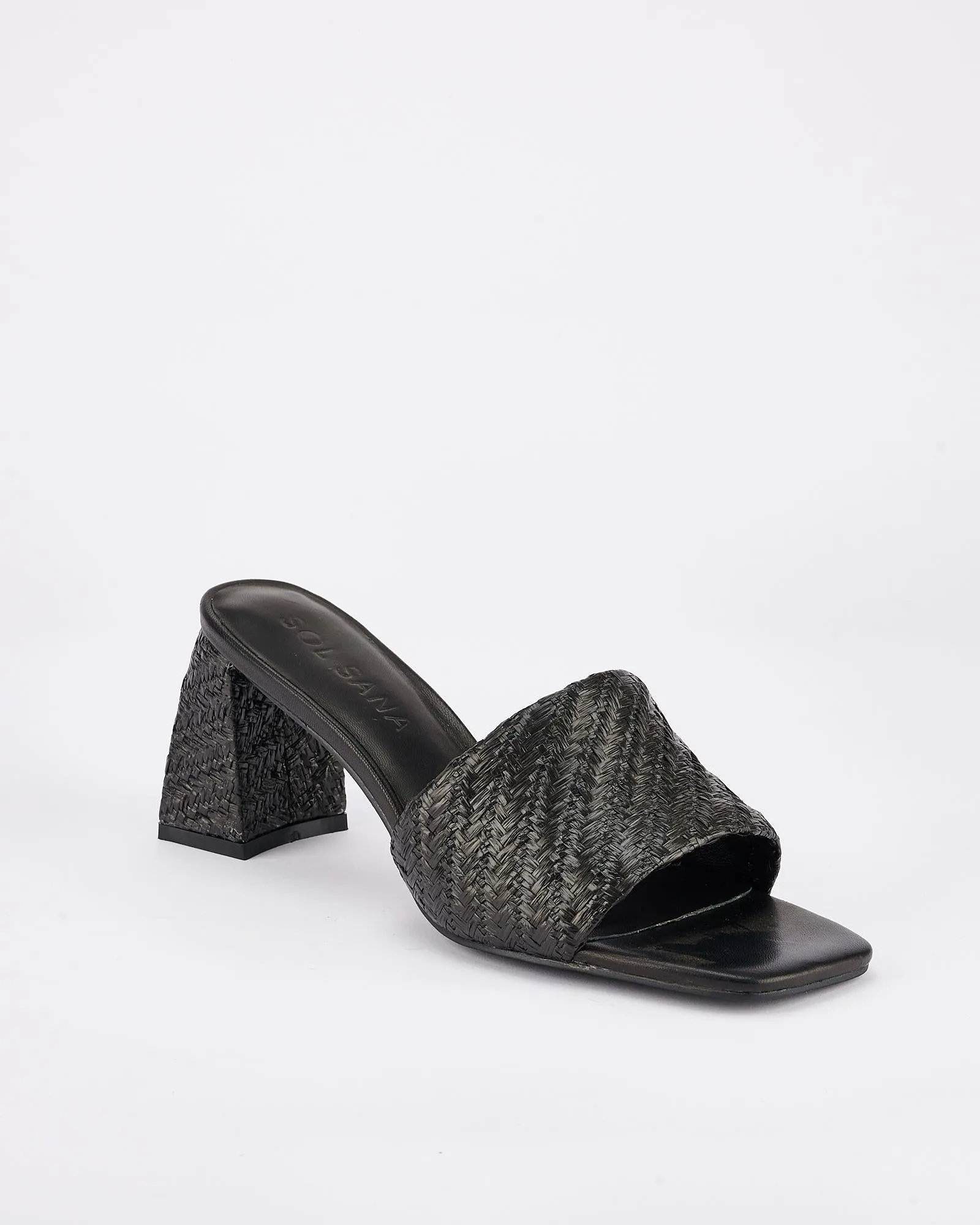 Lenny Mule Black Raffia sold by Sol Sana product image thumbnail 2