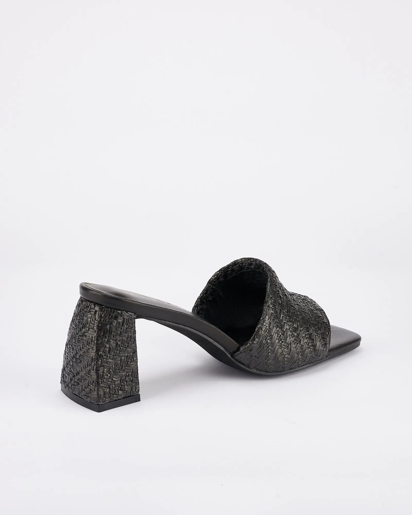 Lenny Mule Black Raffia sold by Sol Sana product image thumbnail 3