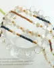 Mini Pearl & Gold Bead Neclace White Pearl/Multicolour bead sold by Sol Sana
