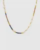 Mini Pearl & Gold Bead Neclace White Pearl/Multicolour bead sold by Sol Sana