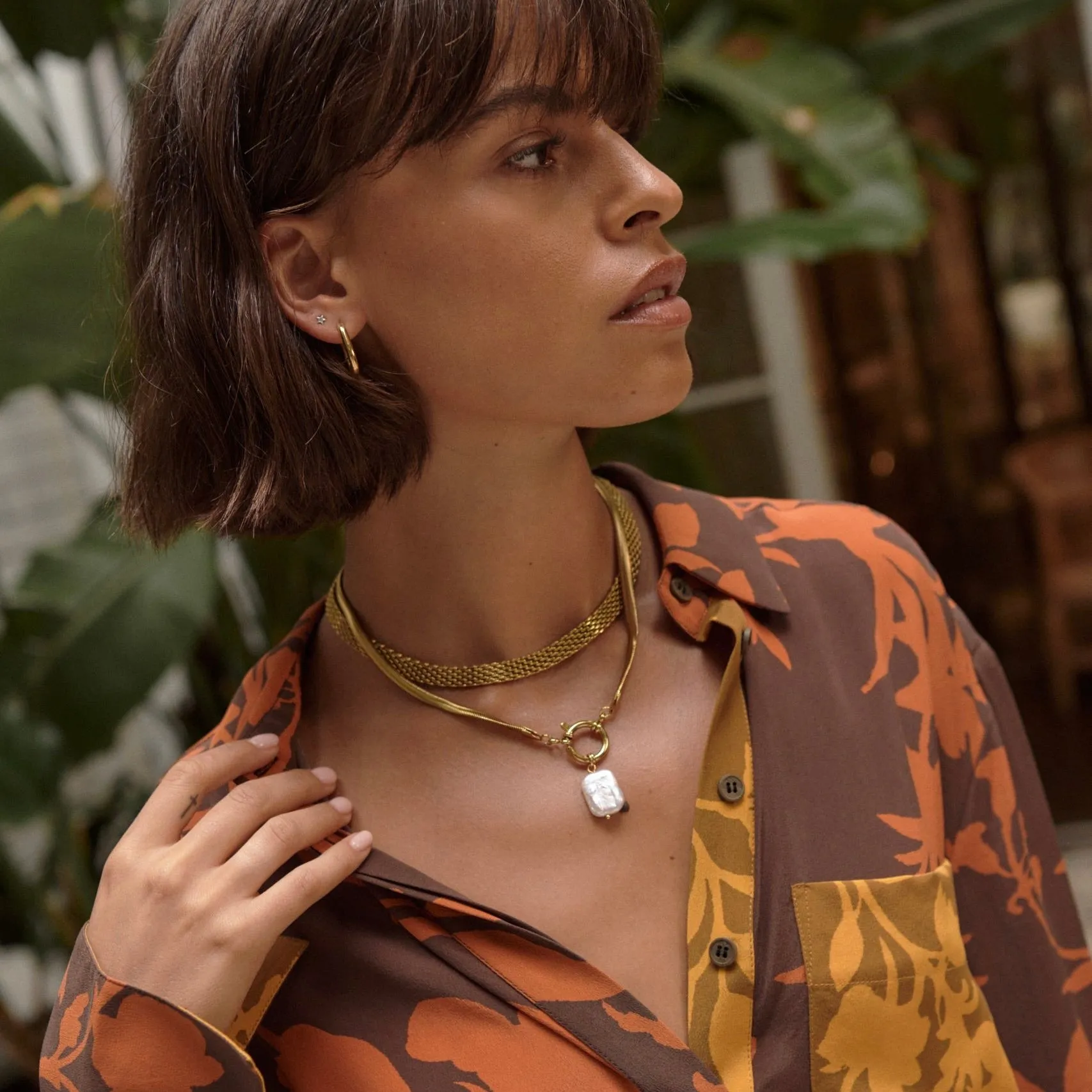 Baroque Pearl Necklace sold by Sol Sana product image thumbnail 5