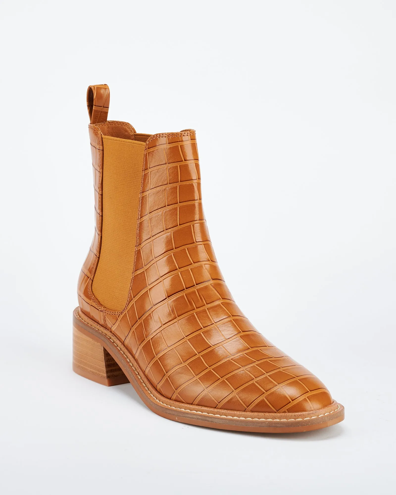 Chelsea Boot Tan Croc sold by Sol Sana product image thumbnail 2