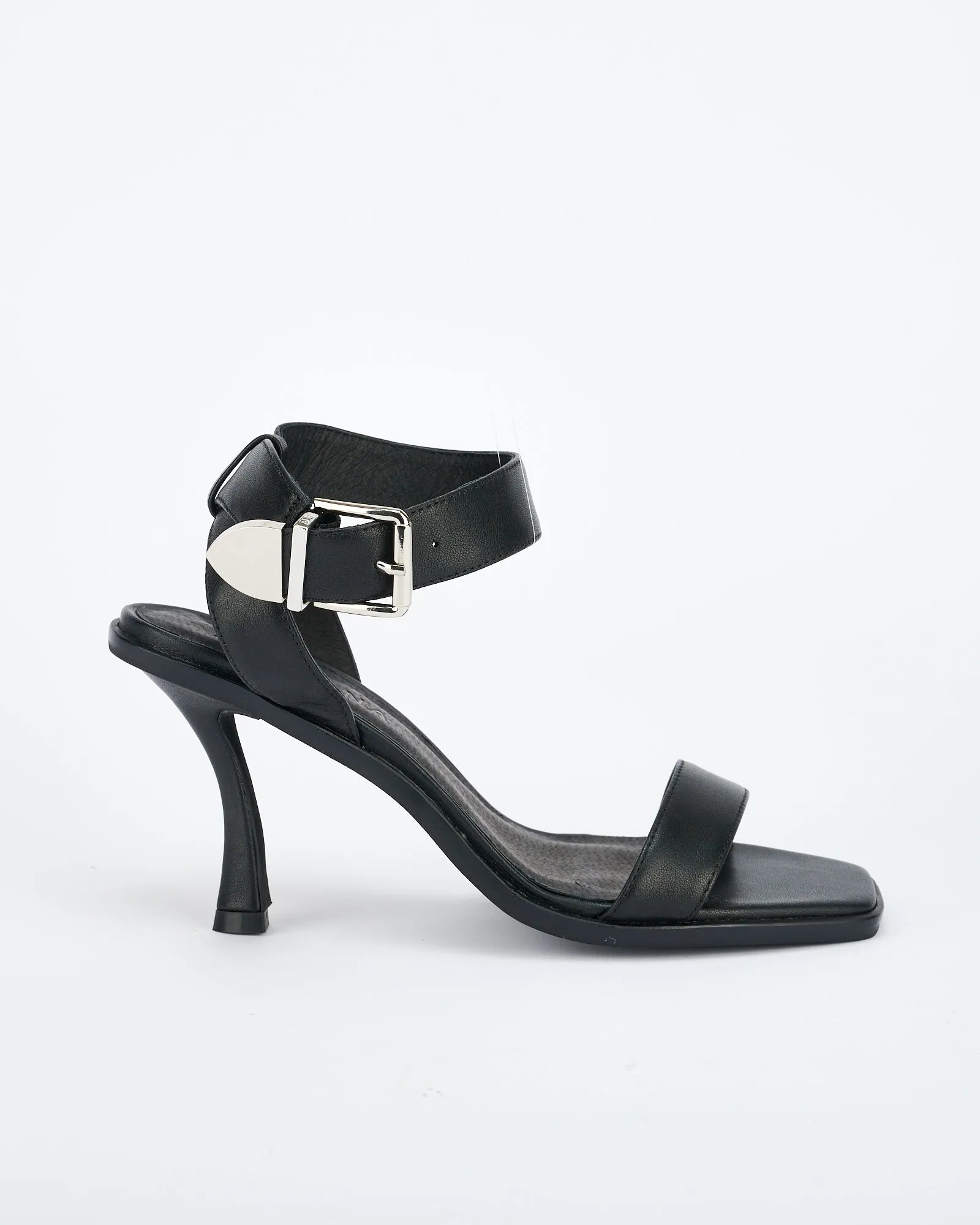 Lelu Heel Black/Silver sold by Sol Sana