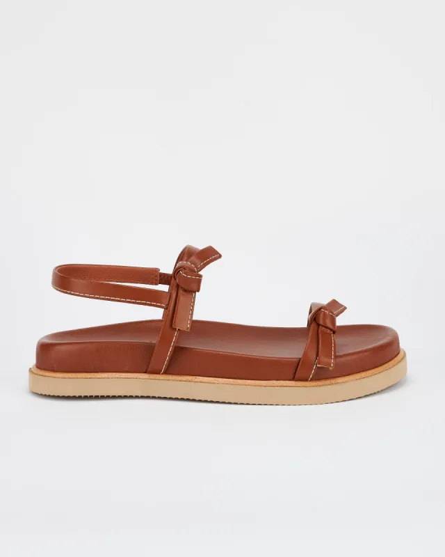 Manzoni Footbed Cognac sold by Sol Sana