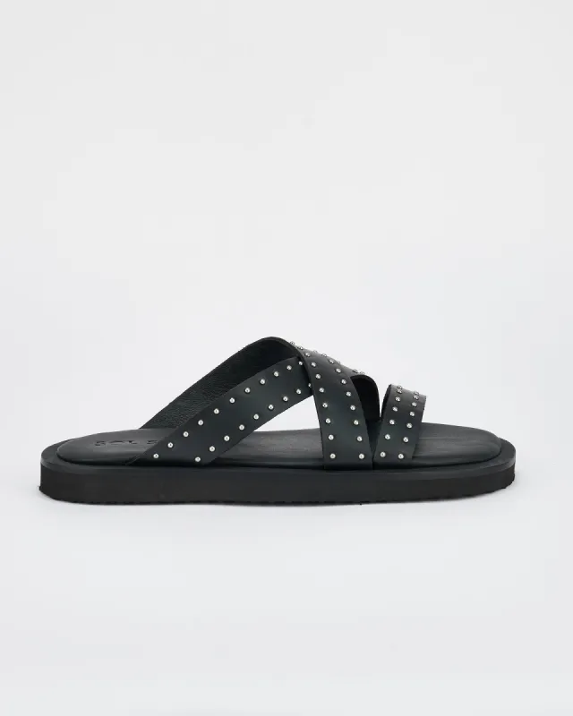 Capri Footbed Black / Silver sold by Sol Sana