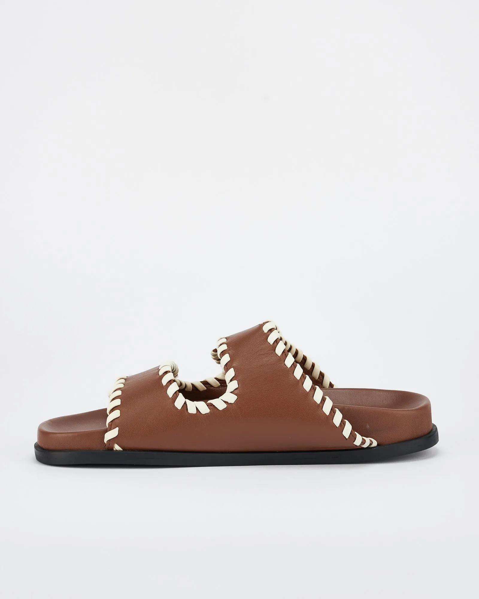 Fontelina Footbed Cocoa / Off White Trim sold by Sol Sana product image thumbnail 4