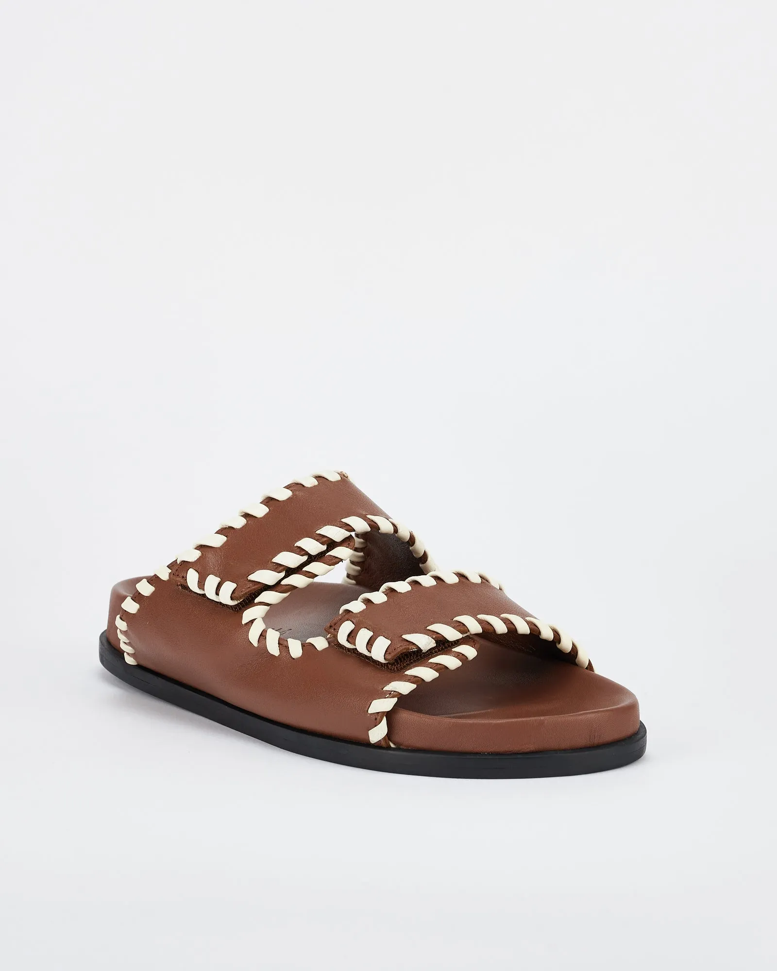 Fontelina Footbed Cocoa / Off White Trim sold by Sol Sana product image thumbnail 3