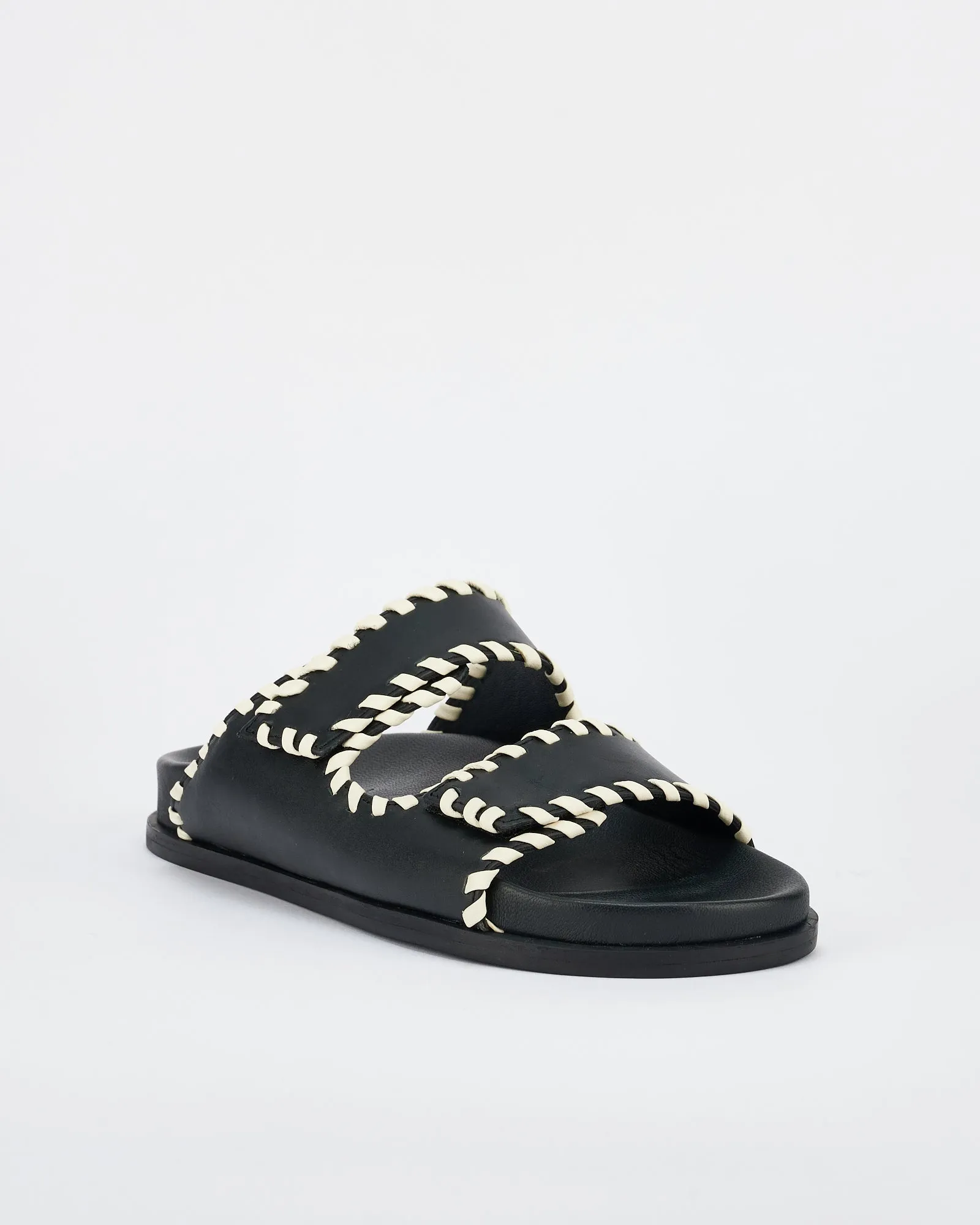 Fontelina Footbed Black/Off White Trim sold by Sol Sana product image thumbnail 3