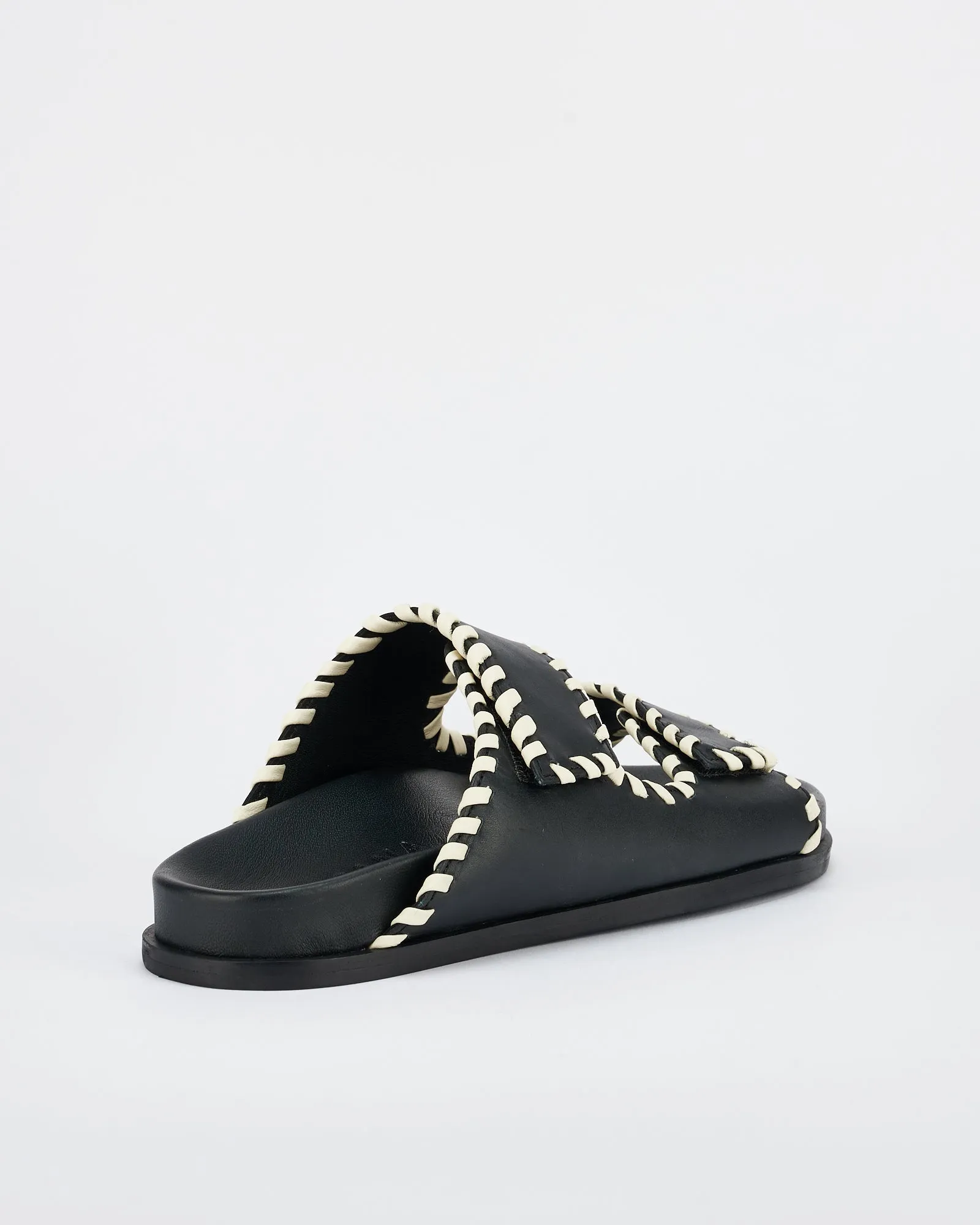 Fontelina Footbed Black/Off White Trim sold by Sol Sana product image thumbnail 4