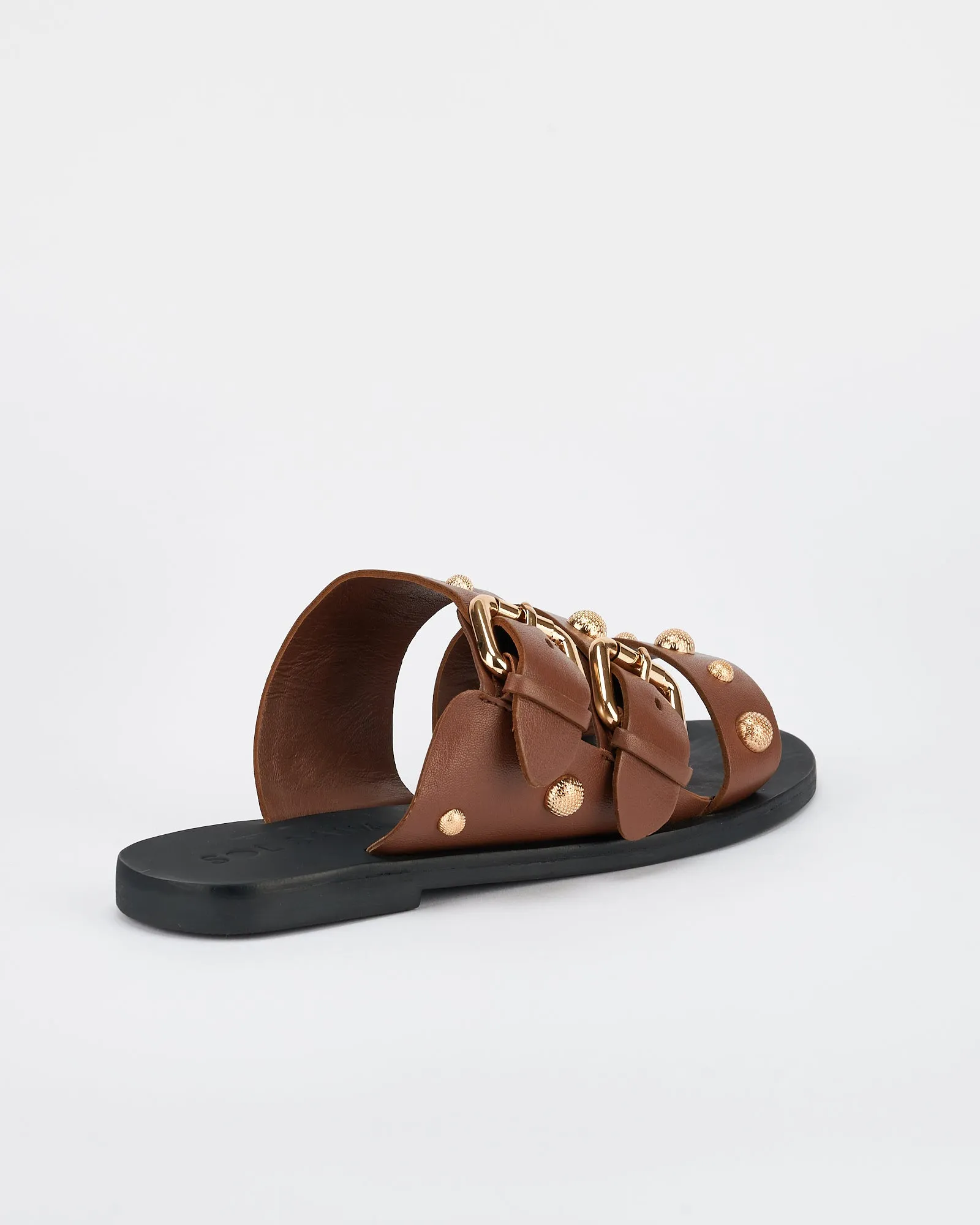 Hvar Slide Cocoa/Gold sold by Sol Sana product image thumbnail 4