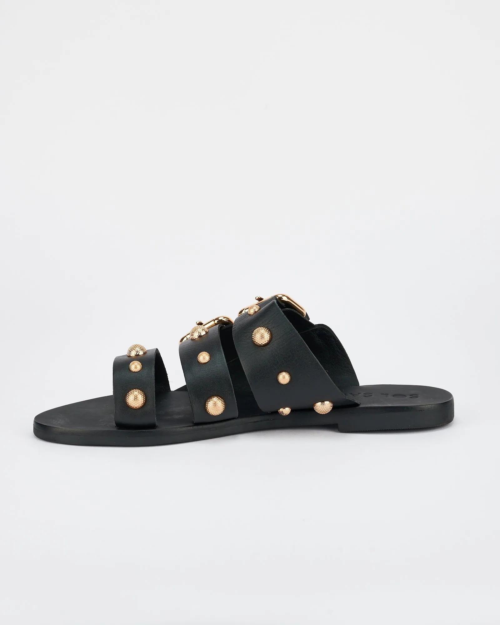 Hvar Slide Black/Gold sold by Sol Sana product image thumbnail 3