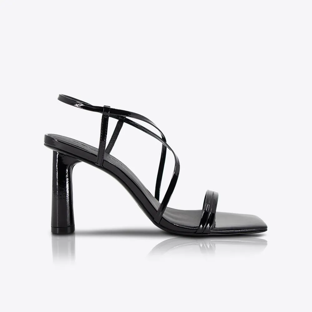 Neo Nova Heel Patent Black sold by Sol Sana