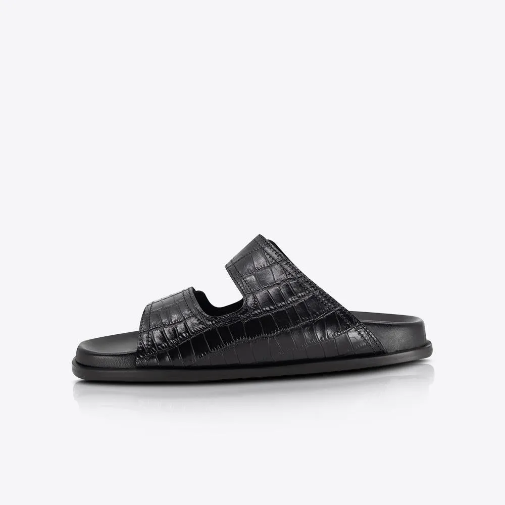 Shine Footbed Black Croc sold by Sol Sana product image thumbnail 5