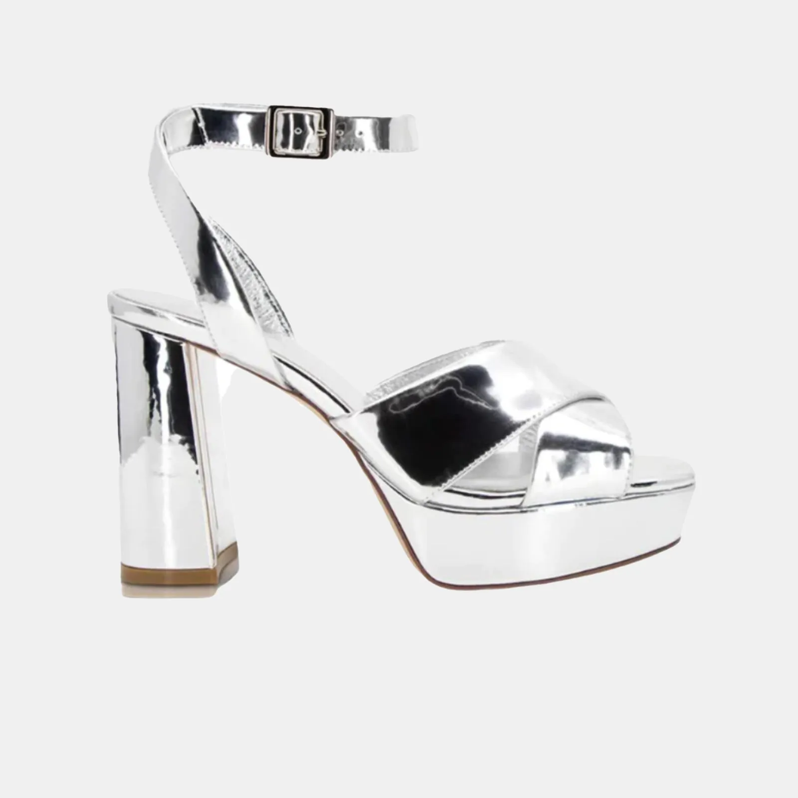 Xanadu Heel Silver sold by Sol Sana