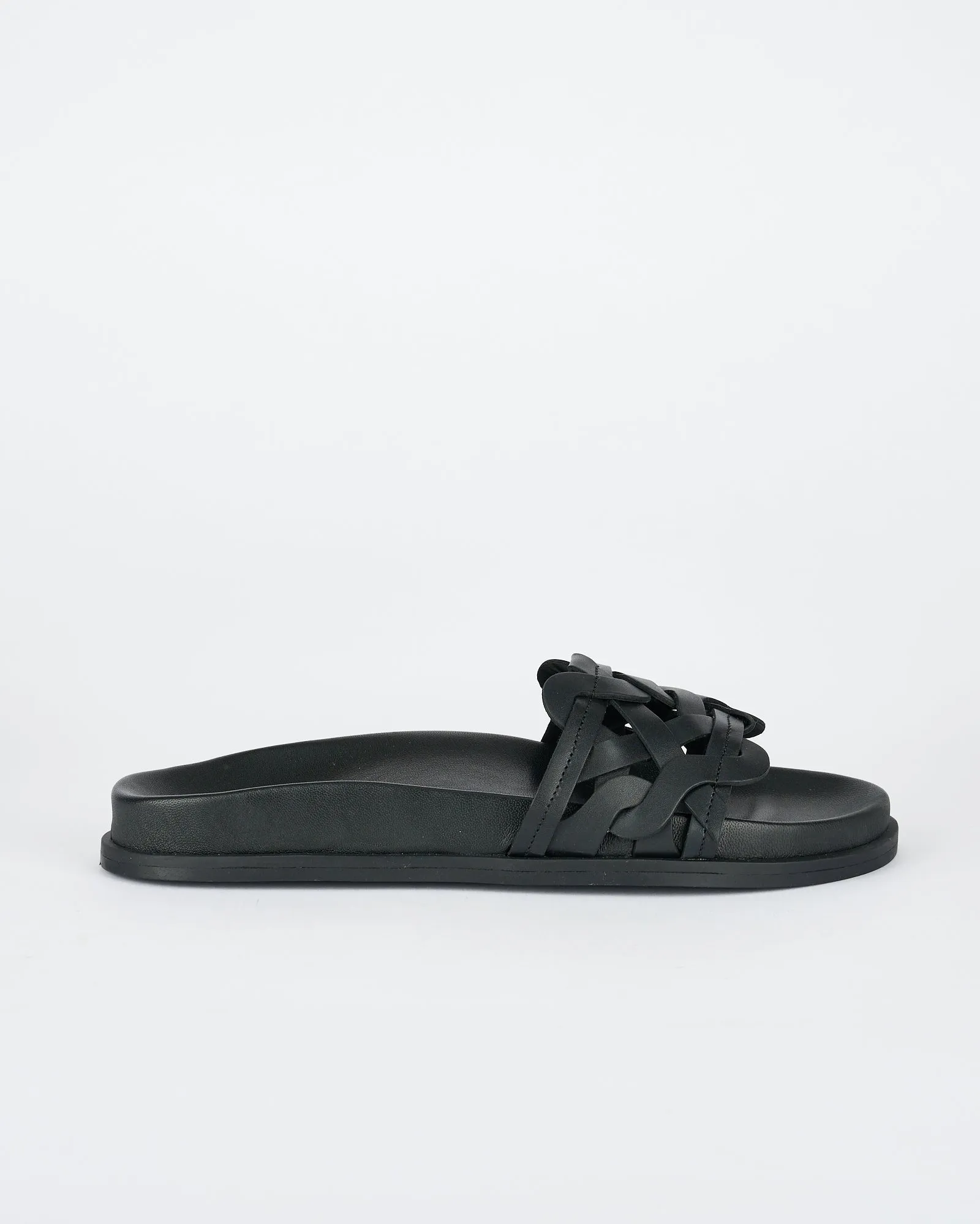 Brooklyn Footbed Black sold by Sol Sana