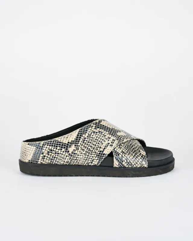 Ludlow Footbed Python sold by Sol Sana