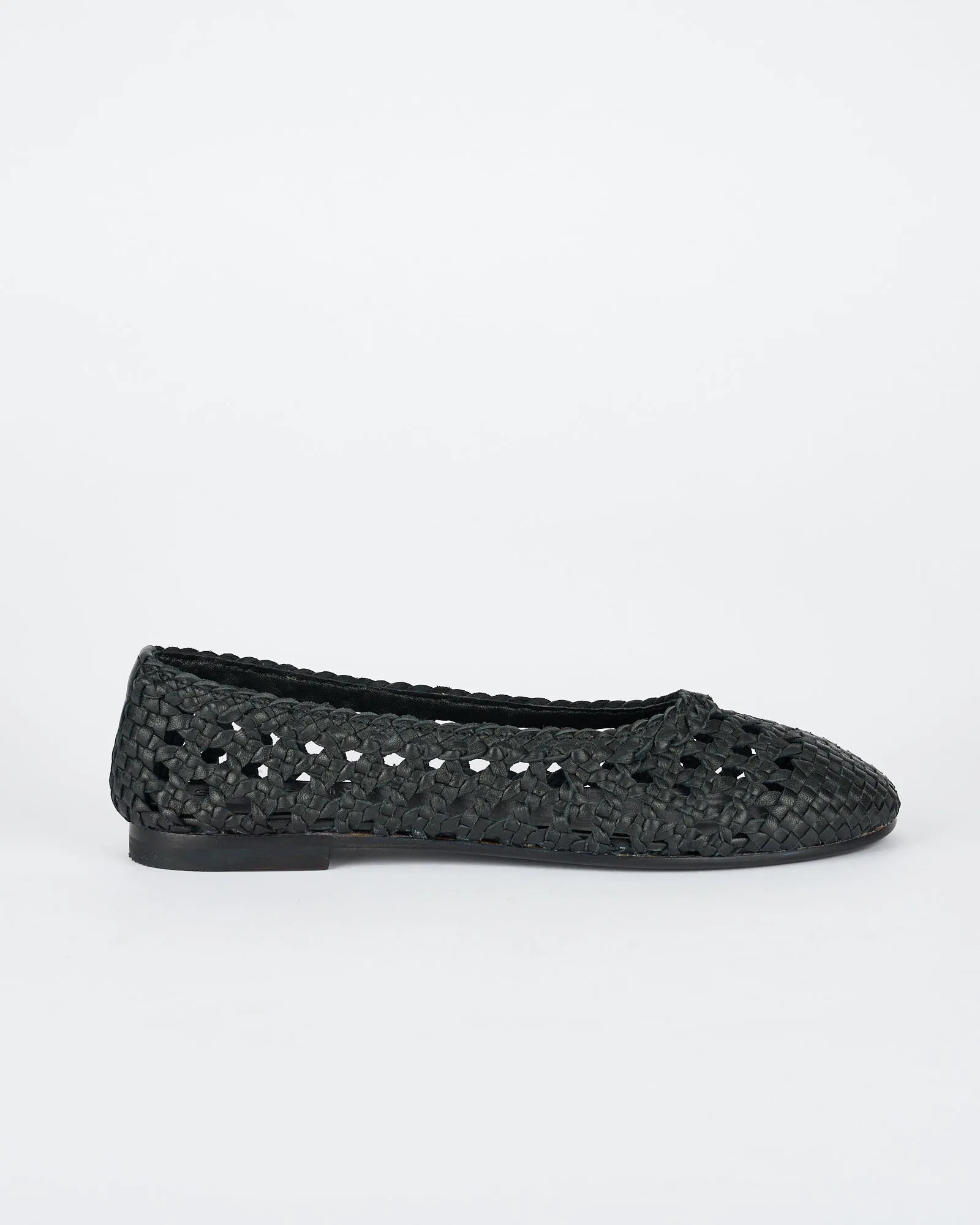 Greene Ballet Flat Black sold by Sol Sana
