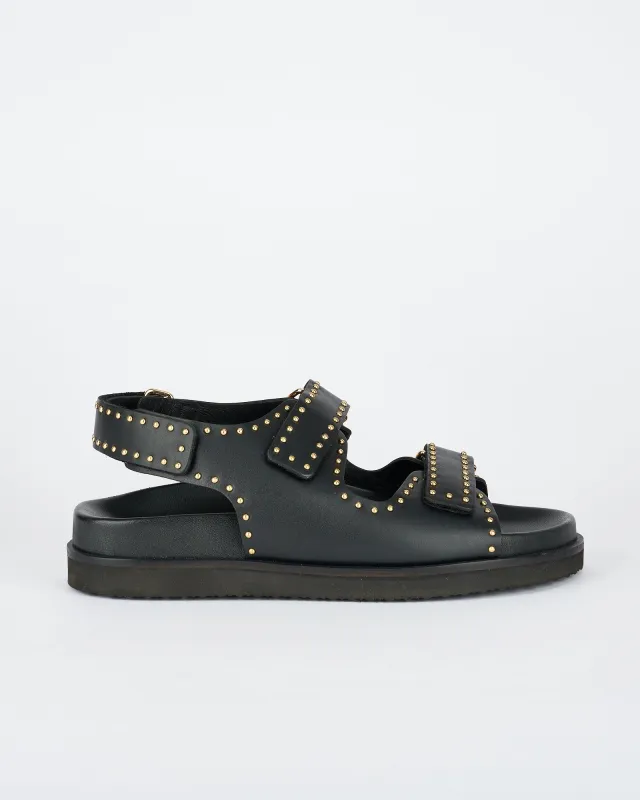 Moxy Footbed Black/Gold made by Sol Sana
