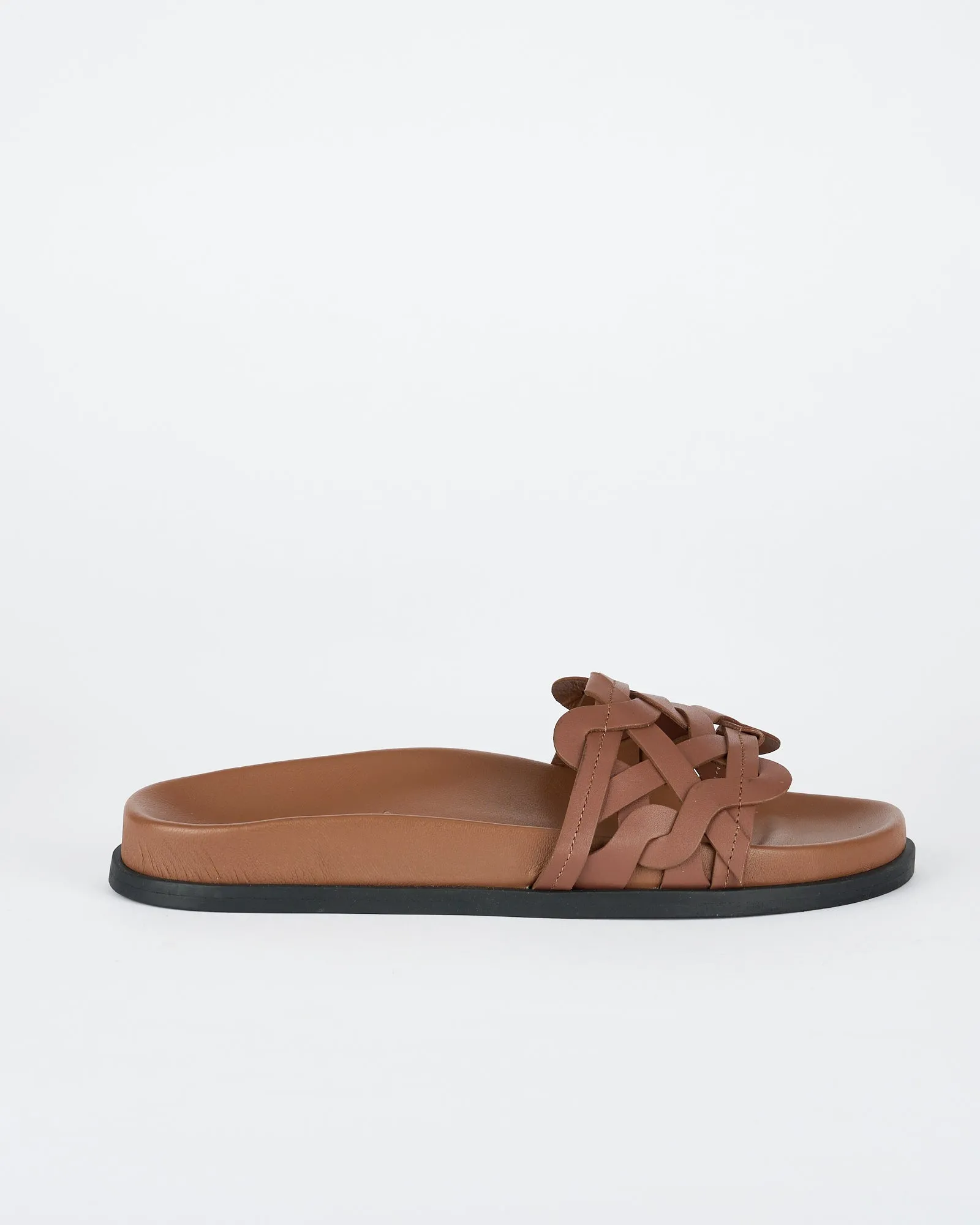 Brooklyn Footbed Cocoa sold by Sol Sana