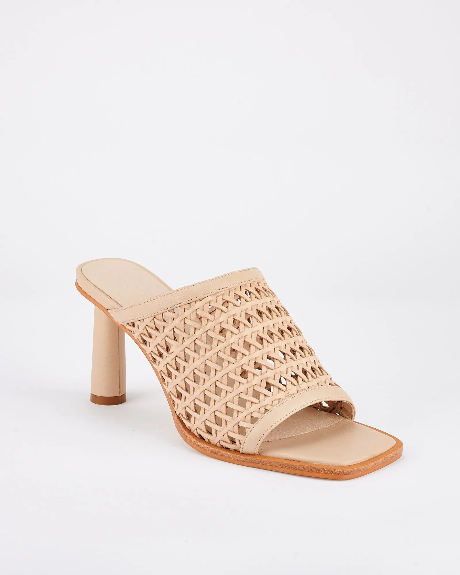 Jacque Heel Natural Woven Leather sold by Sol Sana product image thumbnail 2