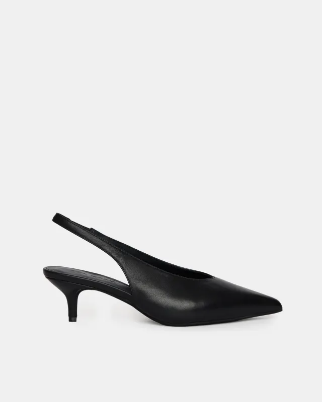 Germain Heel Black sold by Sol Sana