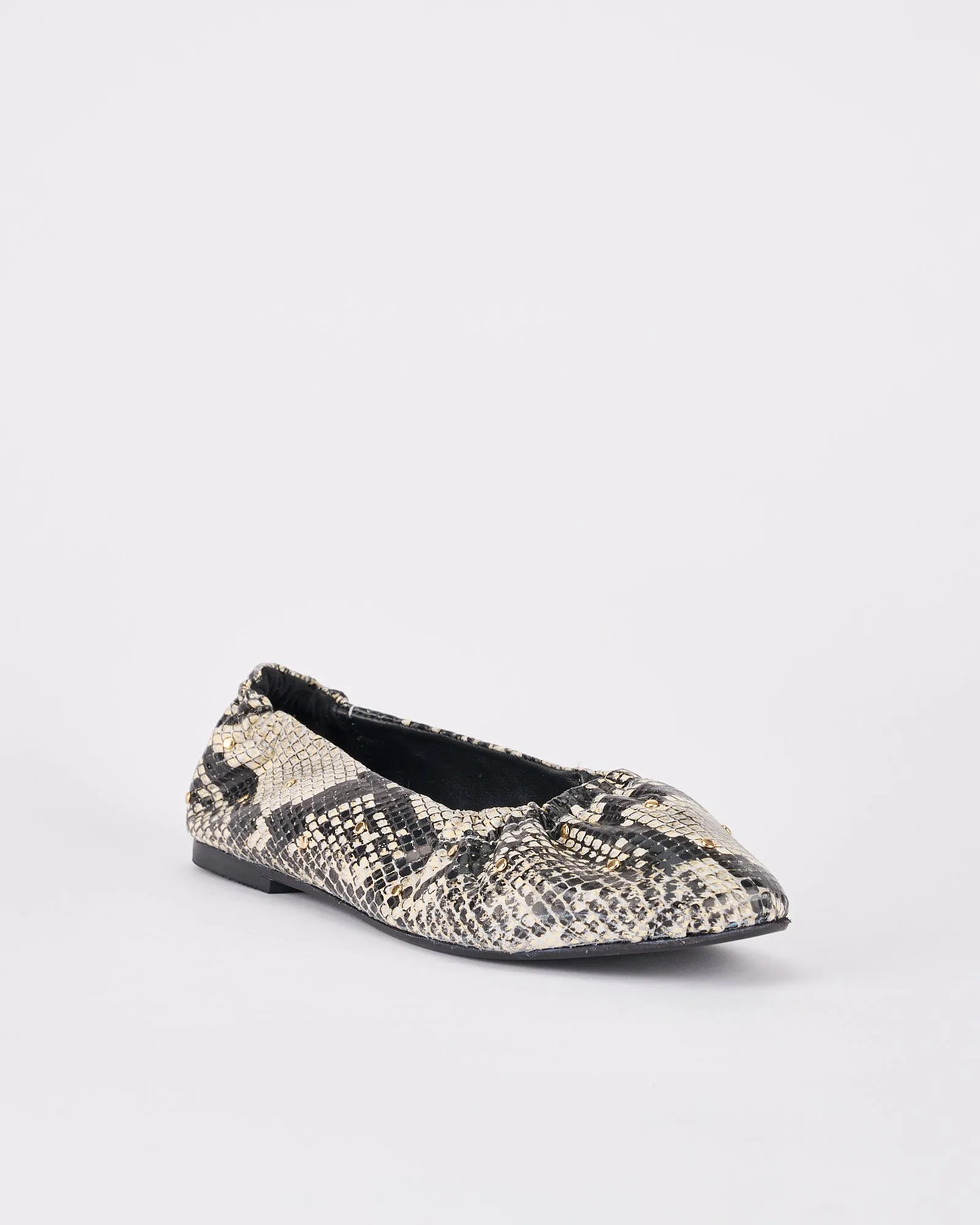 Montagine Ballet Flat Python / Gold sold by Sol Sana product image thumbnail 2
