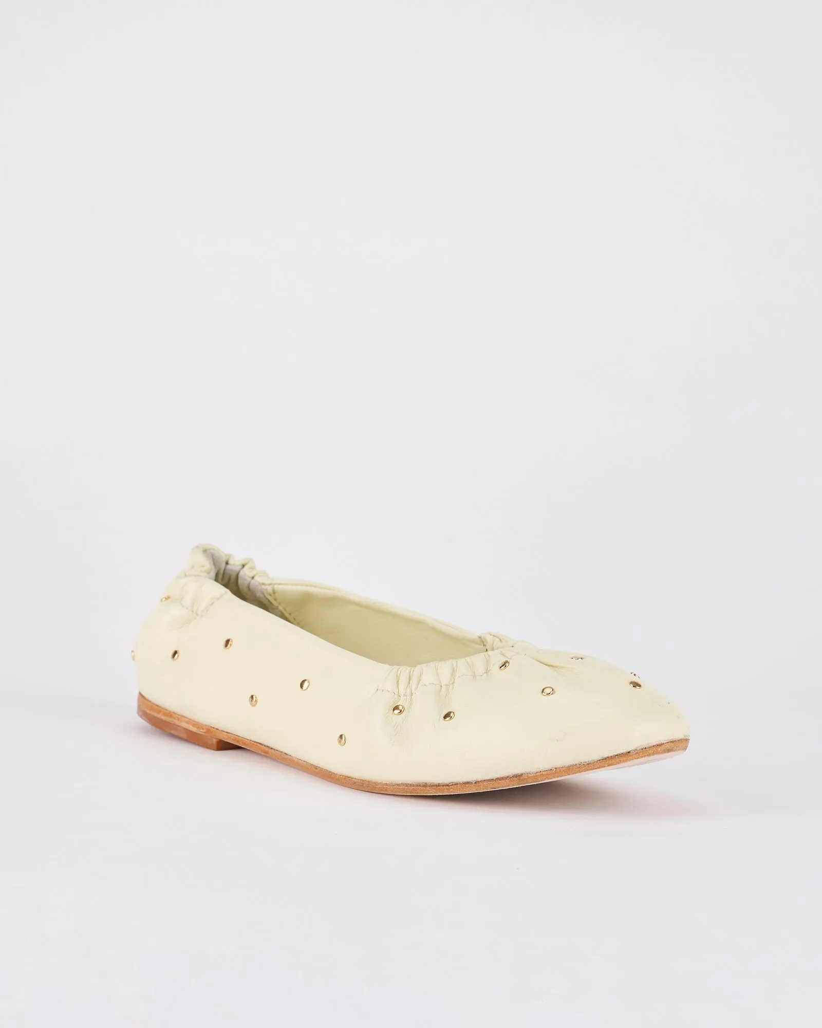 Montagine Ballet Flat Off white / Gold sold by Sol Sana product image thumbnail 4