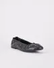 Montagine Ballet Flat Black / Gold sold by Sol Sana