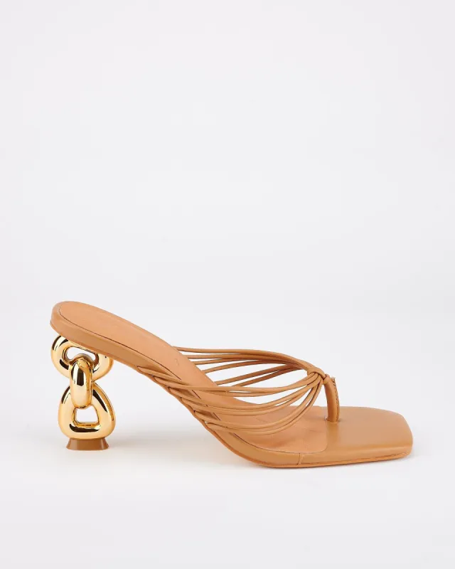 Strand Heel Tan sold by Sol Sana