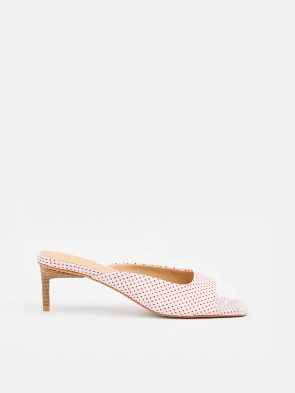 Tutu Mule Red Polka Dot sold by Sol Sana