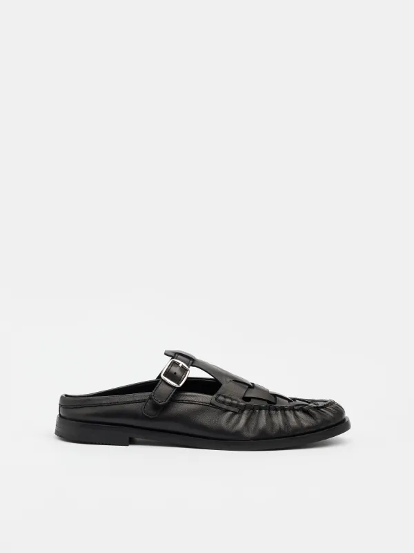 Row Loafer Black sold by Sol Sana