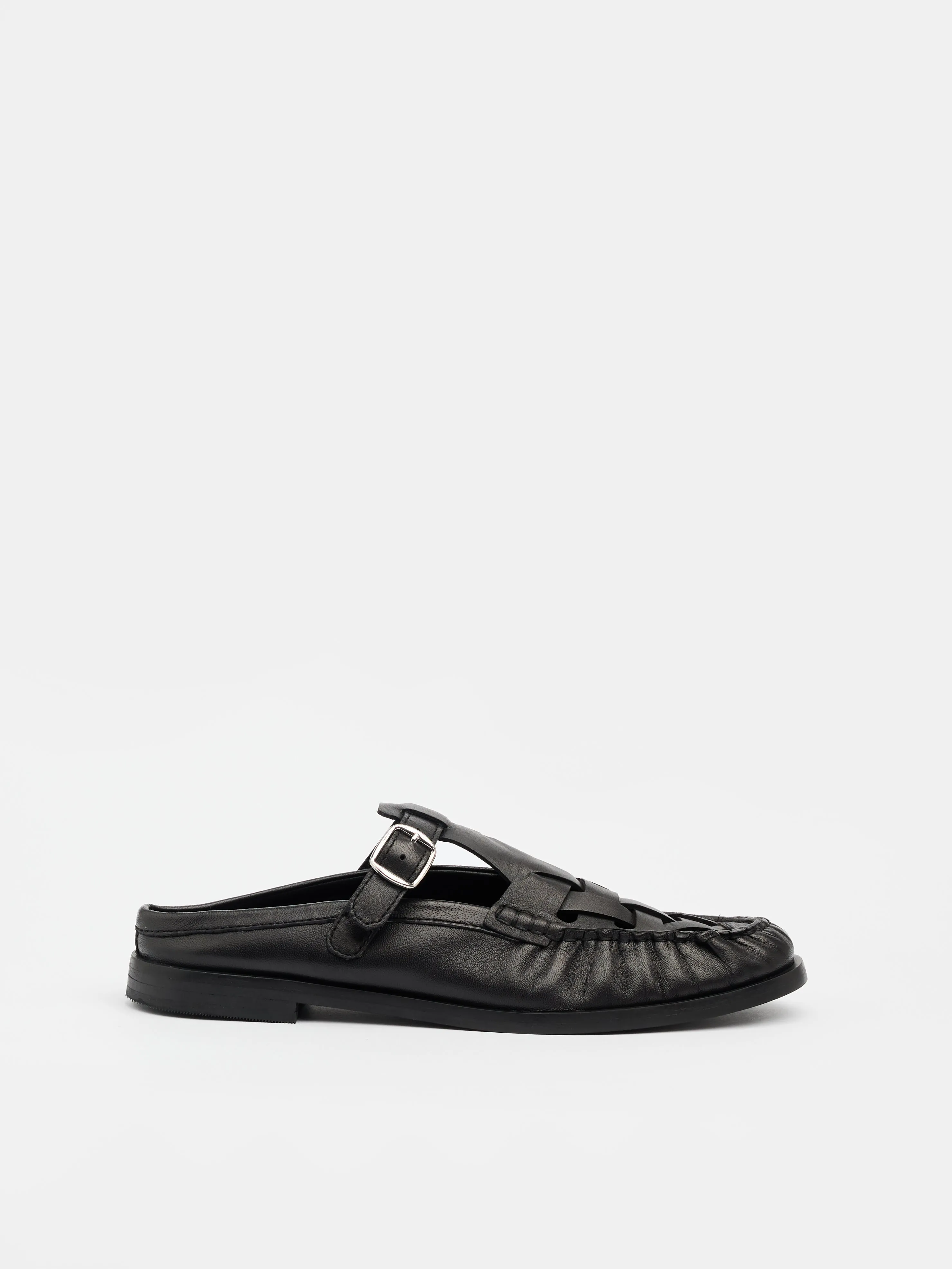 Row Loafer Black sold by Sol Sana