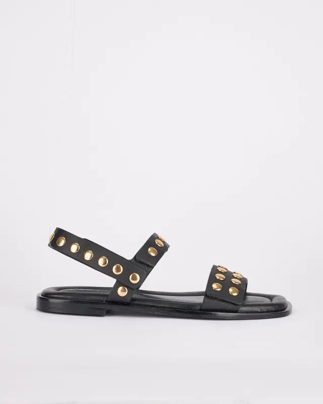 Vella Sandal Black / Gold sold by Sol Sana