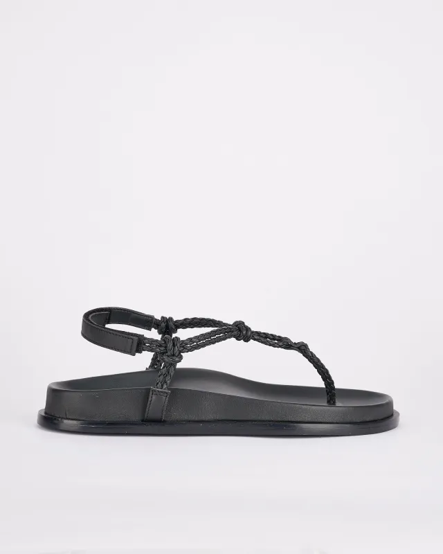 Mira Footbed Black sold by Sol Sana