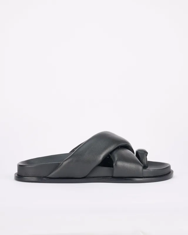 Elba Footbed Black sold by Sol Sana