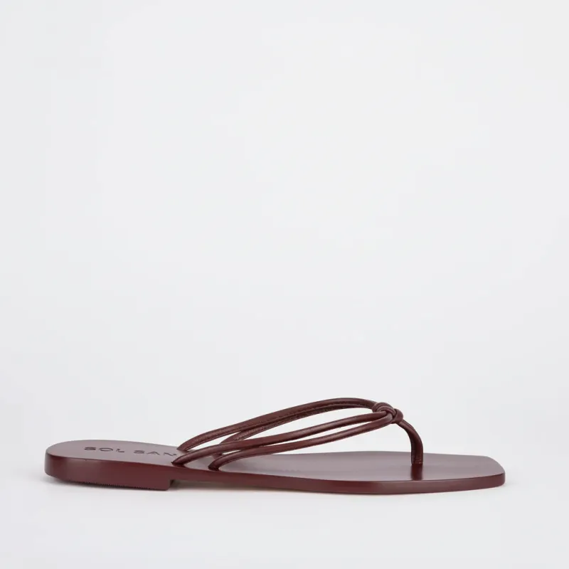 Ines Sandal Mulberry sold by Sol Sana