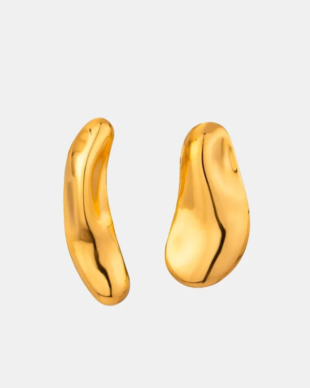 Luna Earring Gold sold by Sol Sana