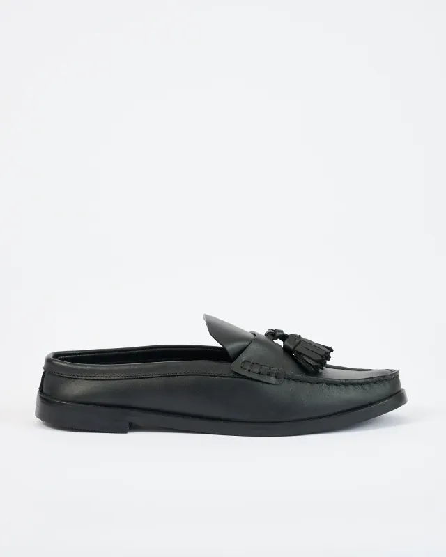 Lotus Loafer Black made by Sol Sana