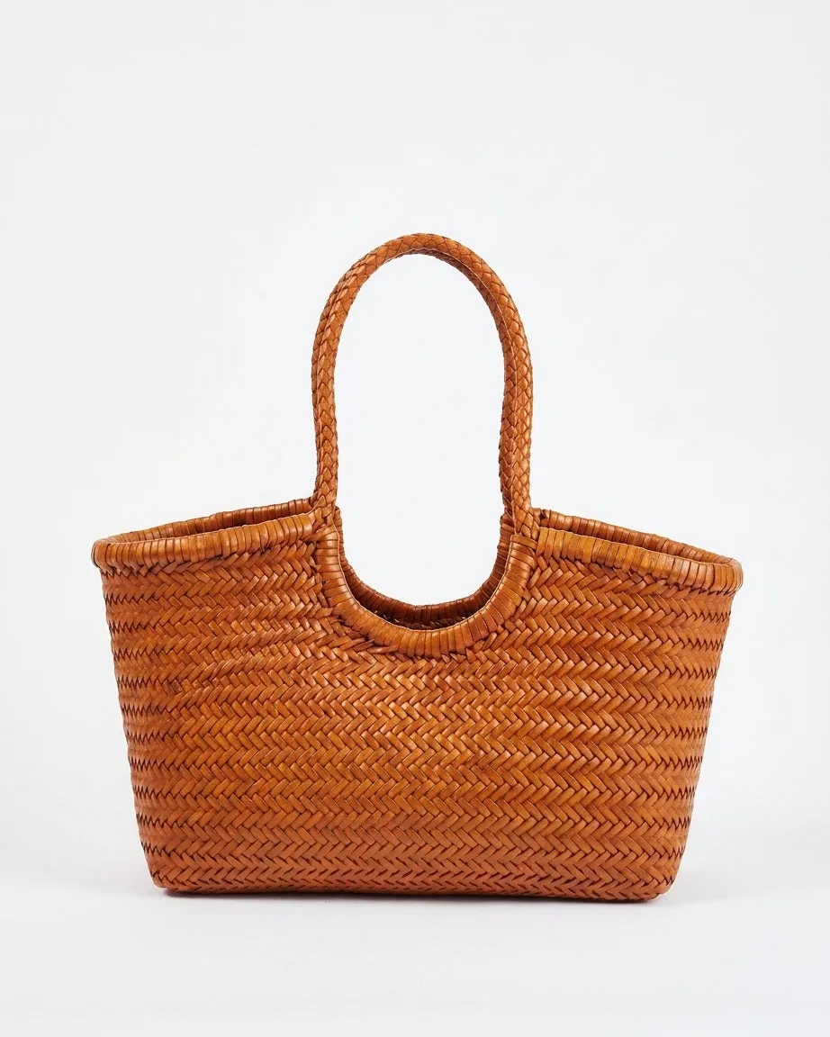 Solan Leather Tote Bag Tan sold by Sol Sana