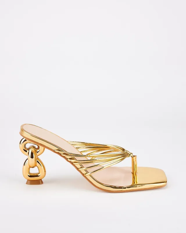 Strand Heel Gold sold by Sol Sana