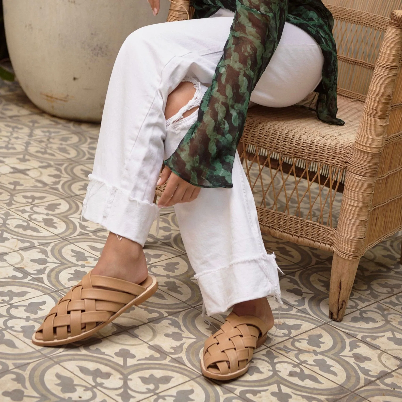 Josiah Slide Tan sold by Sol Sana product image thumbnail 4