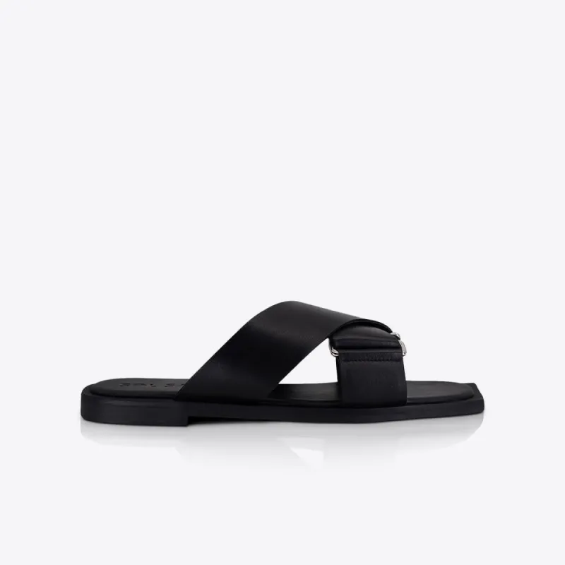 Elsie Slide Black sold by Sol Sana