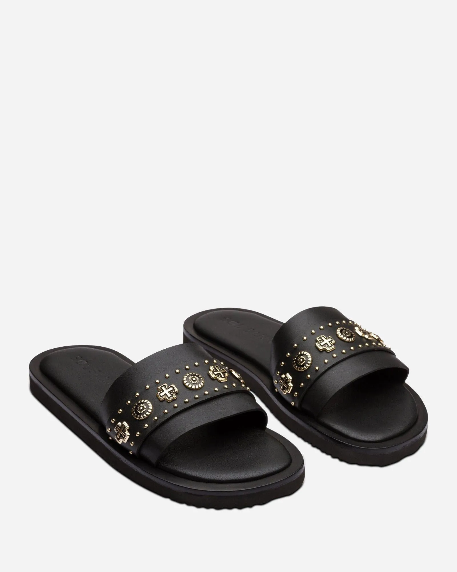 Cleo Slide Black/Gold sold by Sol Sana product image thumbnail 3