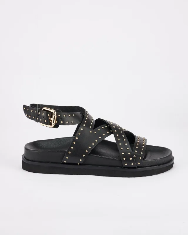 Vapetto Footbed Black/Gold sold by Sol Sana