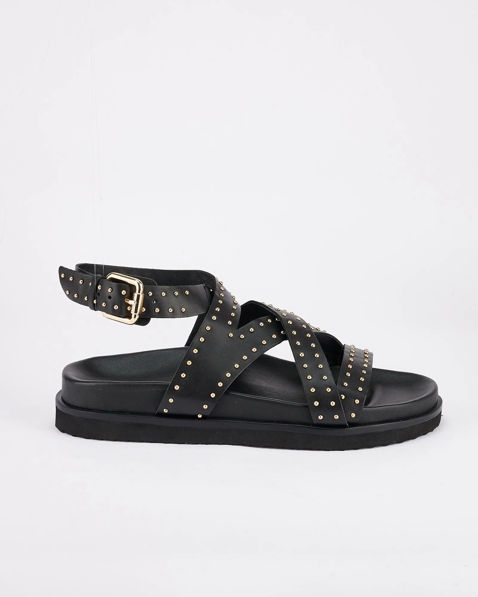 Vapetto Footbed Black/Gold sold by Sol Sana