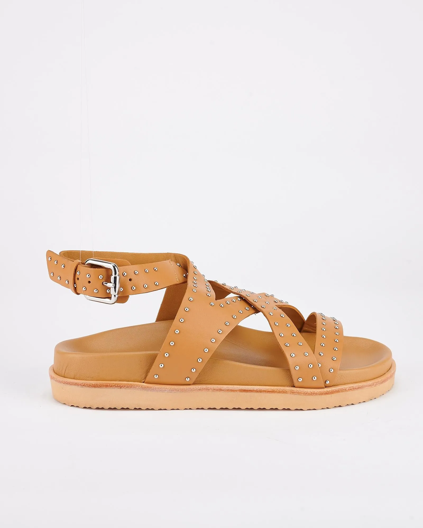 Vapetto Footbed Tan/Silver sold by Sol Sana