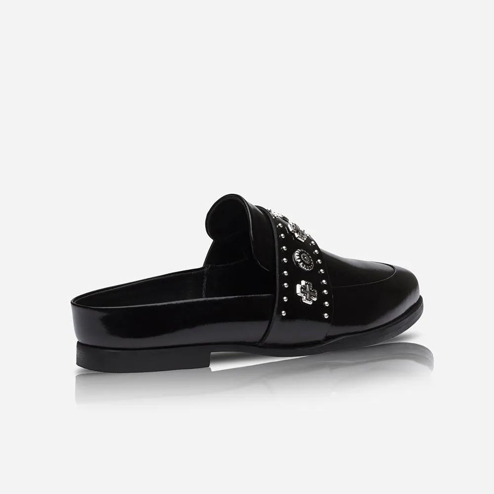 Tuesday Slide Patent Black/Silver sold by Sol Sana product image thumbnail 5