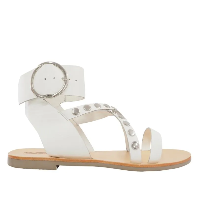 Isabel Sandal White sold by Sol Sana